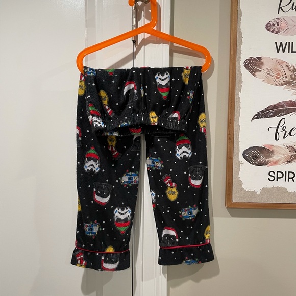Star Wars Christmas Pajamas Kids Size XS/5/6 - Picture 4 of 5